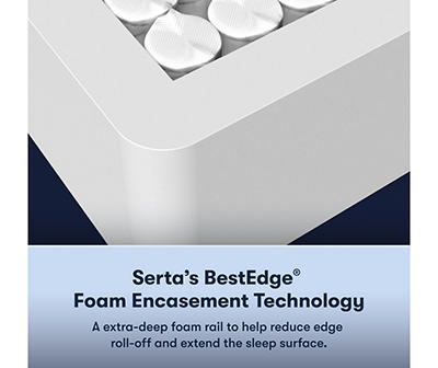Serta Perfect Sleeper Pacific Peace Hybrid 12" King Firm Mattress & Low Profile Box Spring Set