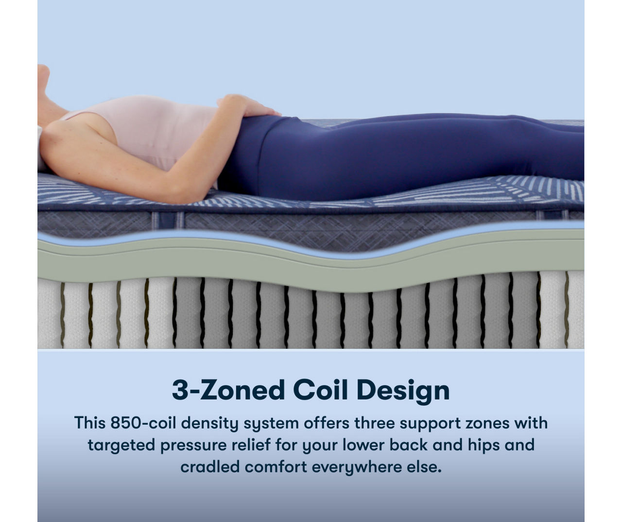 Serta Perfect Sleeper Pacific Peace Hybrid 12" Twin XL Medium Mattress & Box Spring Set