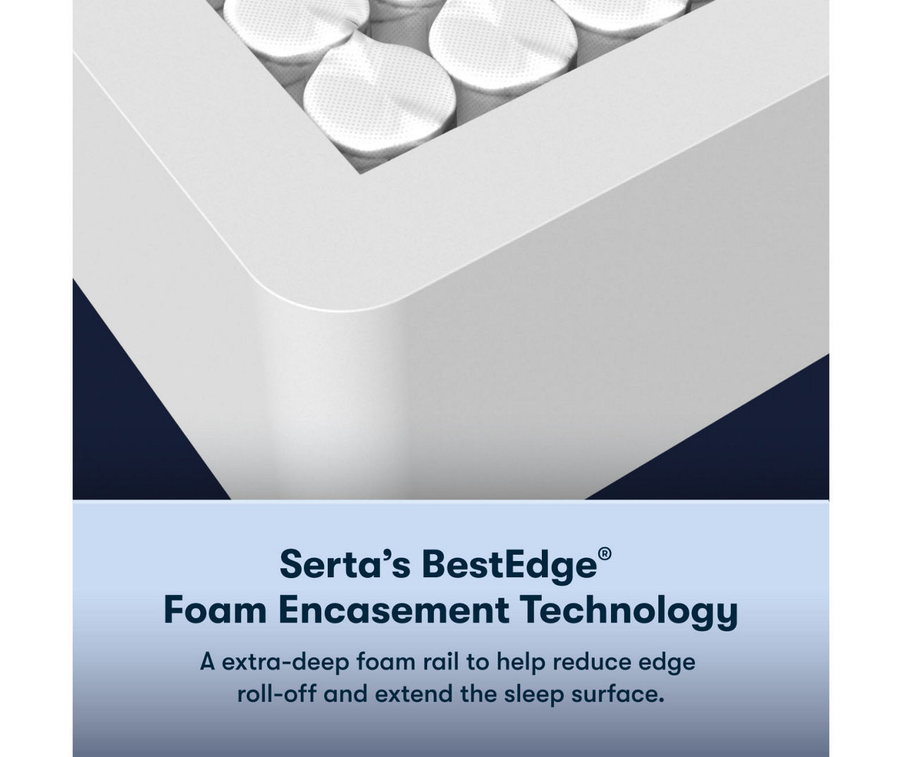 Serta Perfect Sleeper Pacific Peace Hybrid 12" Full Medium Mattress & Low Profile Box Spring Set