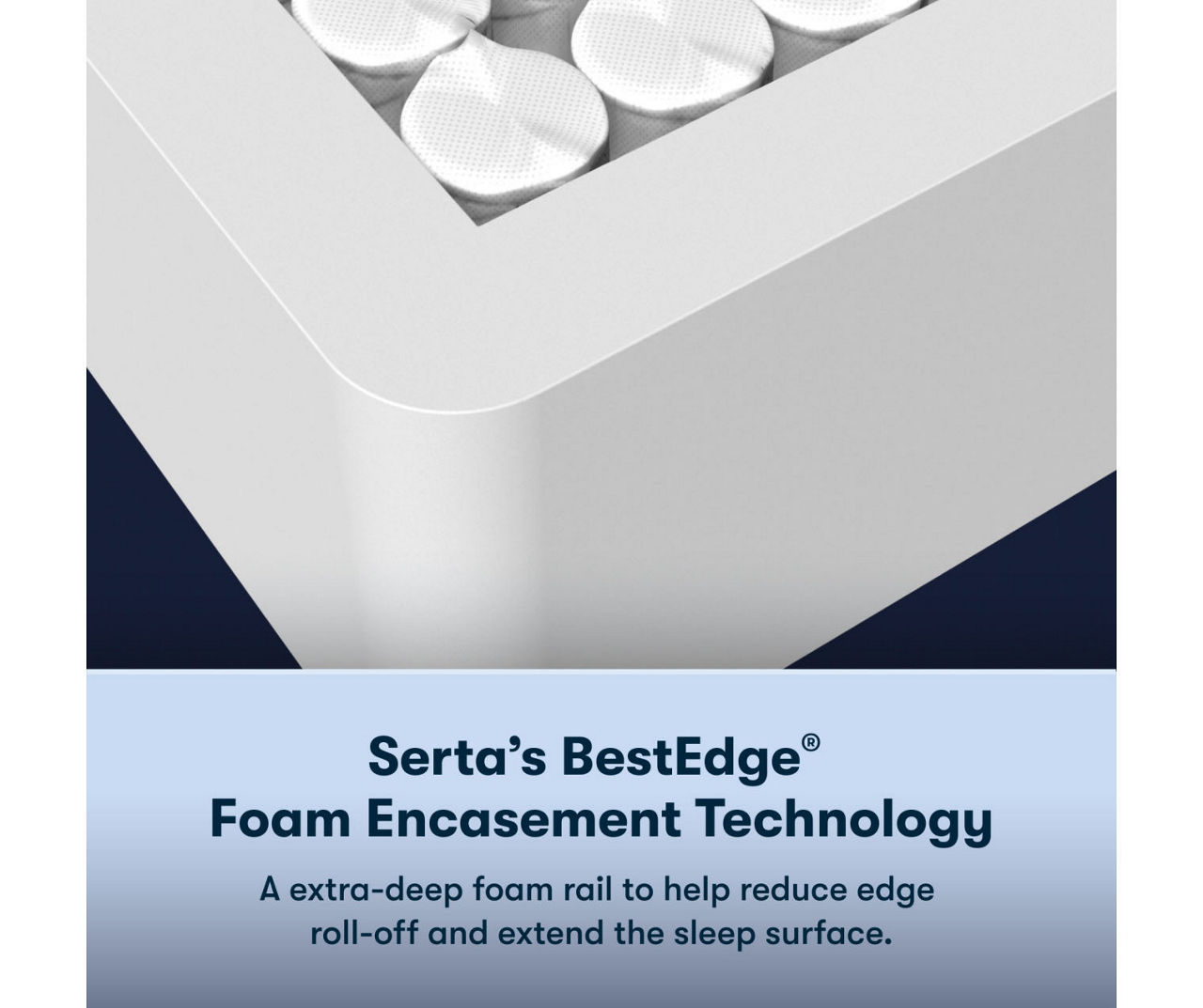 Serta Perfect Sleeper Radiant Rest Hybrid 14" Twin Plush Mattress & Box Spring Set