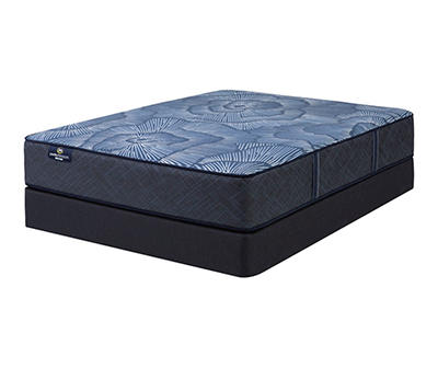 Serta Perfect Sleeper Radiant Rest Hybrid 14" California King Plush Mattress & Low Profile Box Spring Set