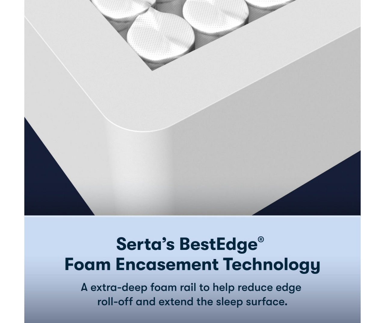 Serta Perfect Sleeper Radiant Rest Hybrid 14" King Firm Mattress & Box Spring Set