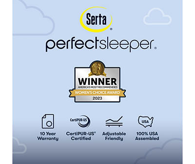 Serta Perfect Sleeper Oasis Sleep 15" Full Plush Pillow Top Mattress & Box Spring Set