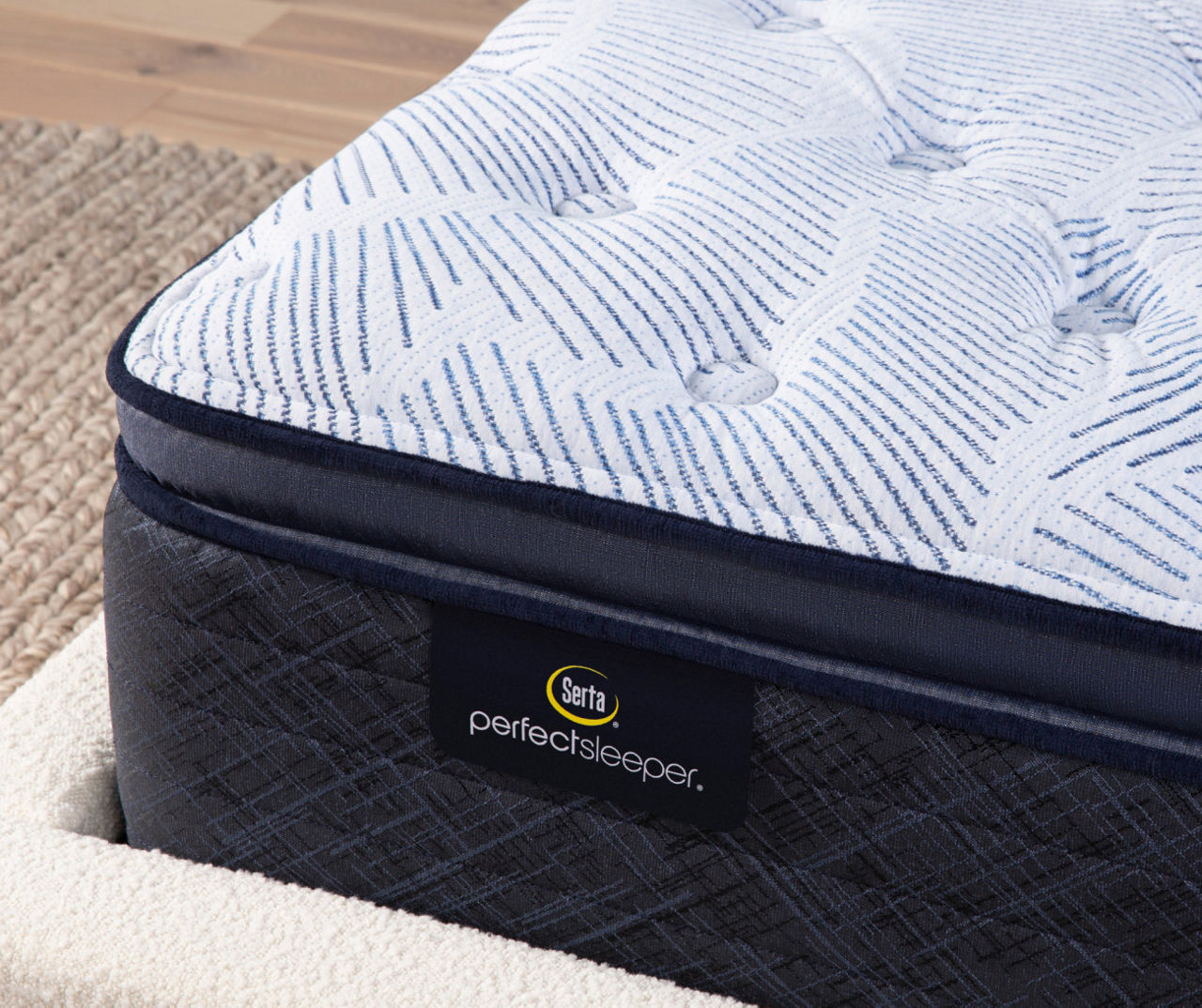 Serta Perfect Sleeper Nurture Night 14.5" Twin XL Plush Pillow Top Mattress & Box Spring Set