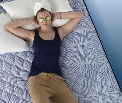 Serta Perfect Sleeper Nurture Night 13.5" Full Medium Mattress & Low Profile Box Spring Set