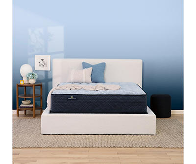 Serta Perfect Sleeper Nurture Night 13.5" Queen Medium Mattress & Low Profile Box Spring Set