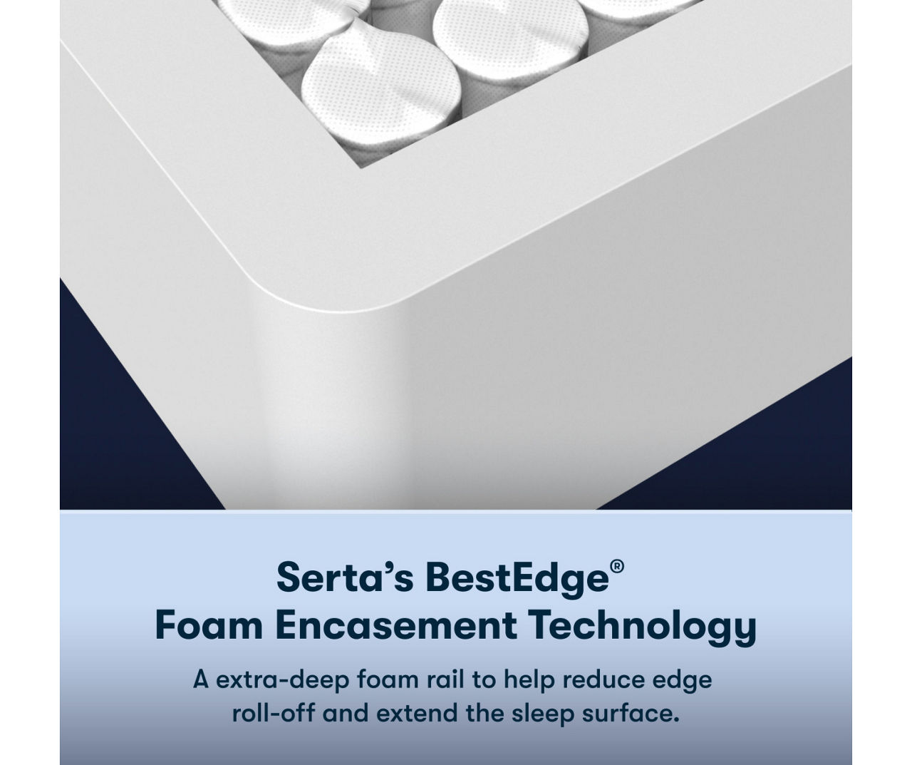 Serta Perfect Sleeper Nurture Night 13.5" King Medium Mattress & Box Spring Set