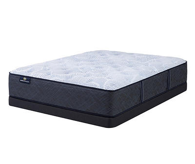 Serta Perfect Sleeper Nurture Night 13.5" Twin Plush Mattress & Low Profile Box Spring Set