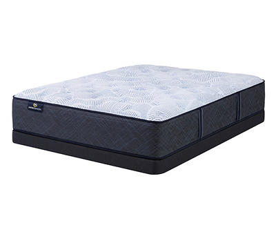 Serta Perfect Sleeper Nurture Night 13.5" Twin XL Plush Mattress & Low Profile Box Spring Set