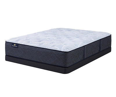 Serta Perfect Sleeper Nurture Night 13.5" Queen Plush Mattress & Low Profile Box Spring Set