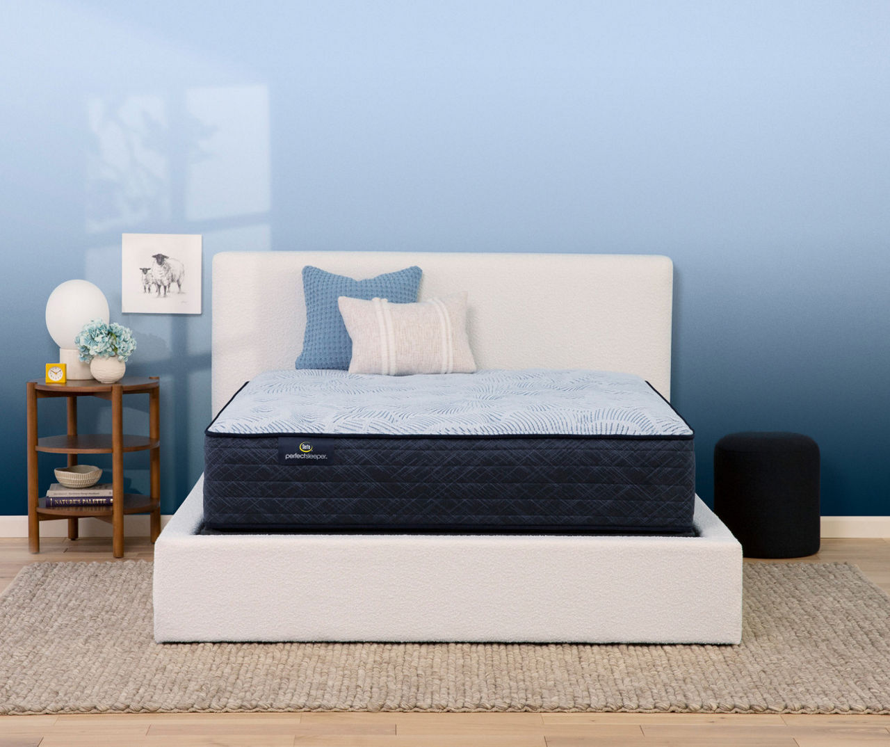 Serta Perfect Sleeper Nurture Night 13.5" California King Plush Mattress & Box Spring Set