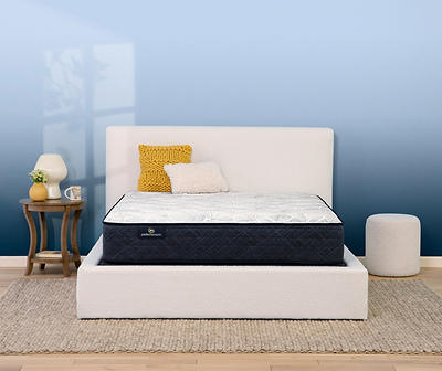 Serta Perfect Sleeper Midsummer Nights 10.5" Twin XL Plush Mattress & Low Profile Box Spring Set