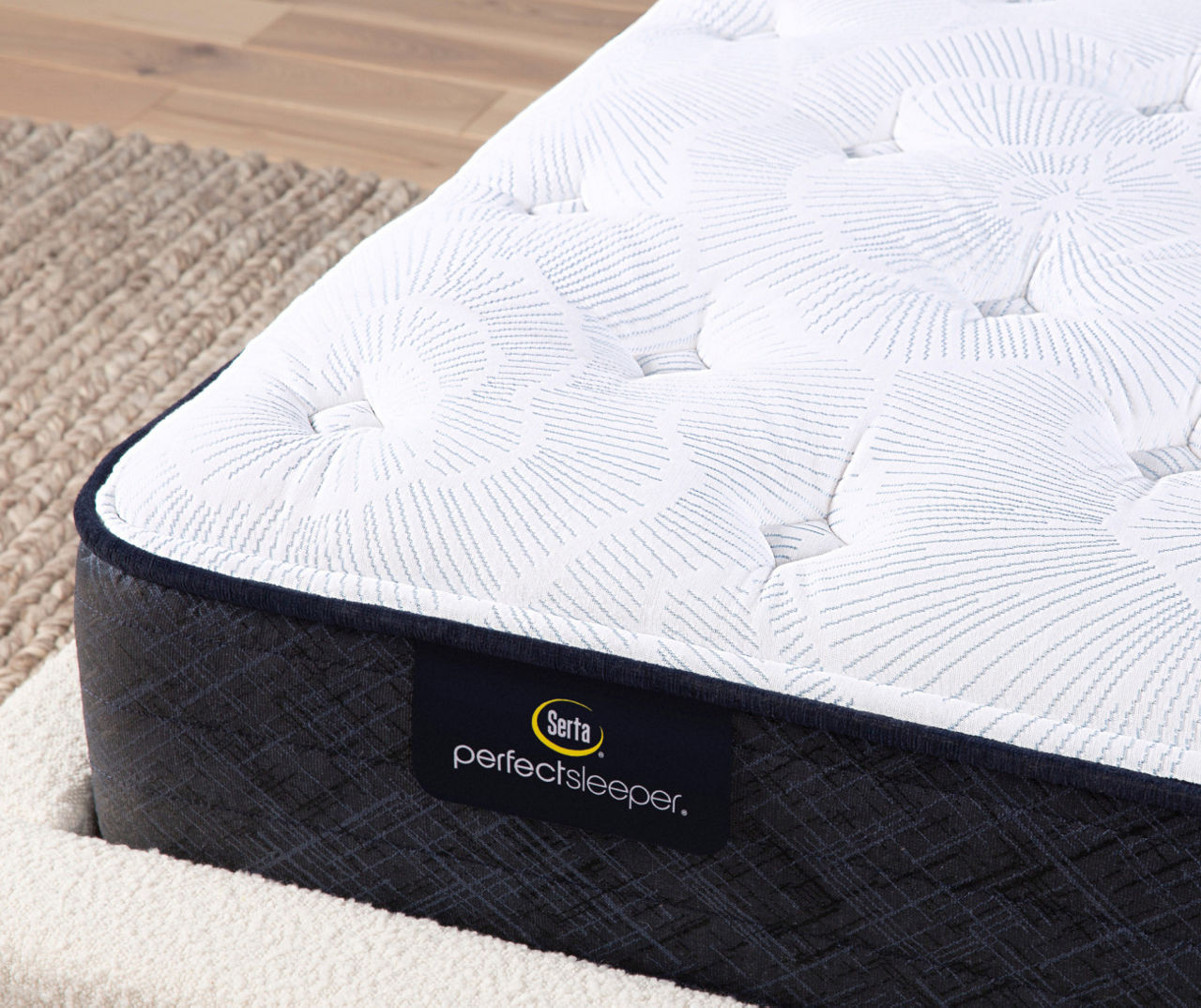 Serta Perfect Sleeper Midsummer Nights 10.5" Full Plush Mattress & Low Profile Box Spring Set
