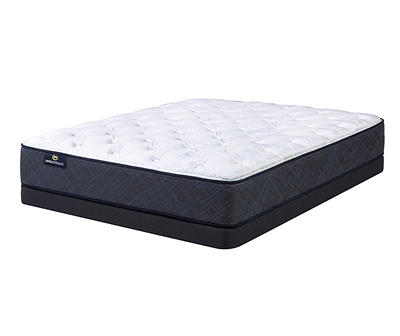 Serta Perfect Sleeper Midsummer Nights 10.5" Queen Plush Mattress & Low Profile Box Spring Set