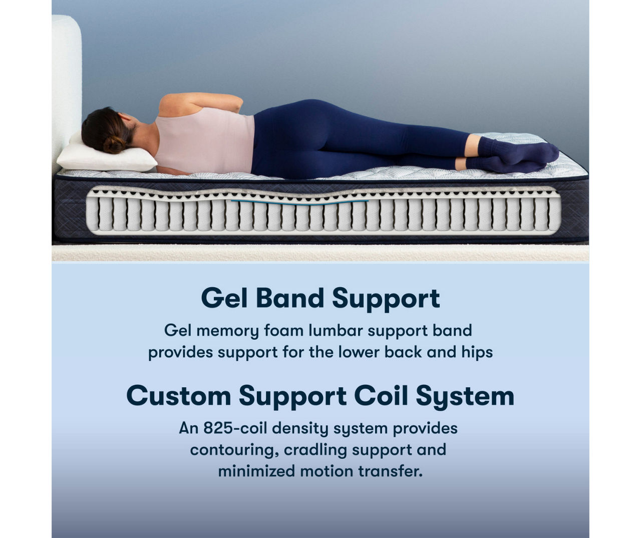 Serta Perfect Sleeper Midsummer Nights 10.5" Twin Firm Mattress & Box Spring Set
