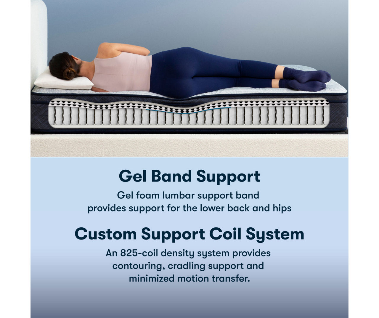 Serta Perfect Sleeper Midsummer Nights 11" Queen Plush Euro Top Mattress & Low Profile Box Spring Set