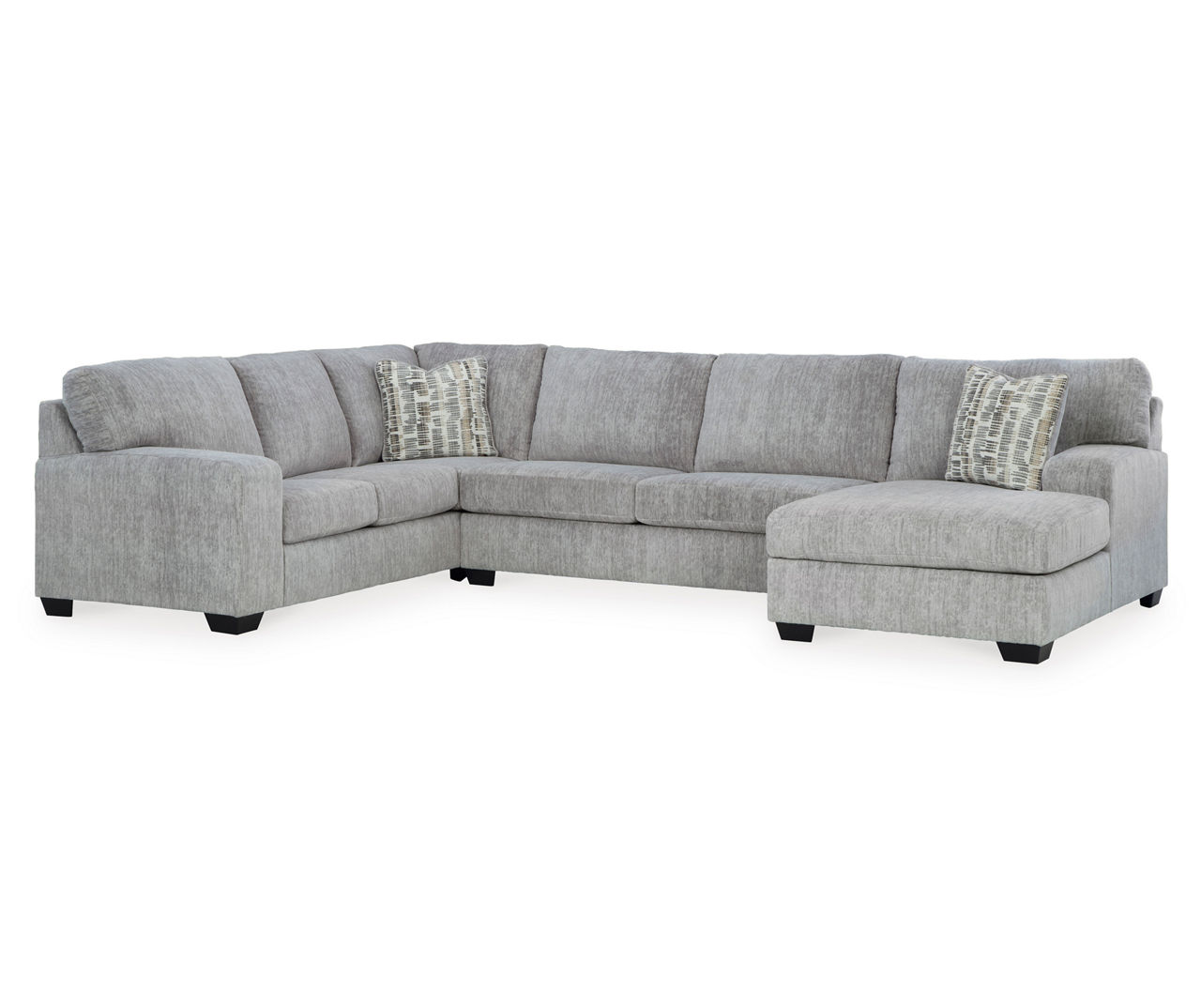 Broyhill Pembrey Pewter 3-Piece Sectional | Big Lots