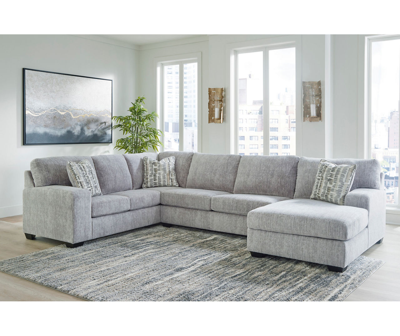 Grey sectionals store near me