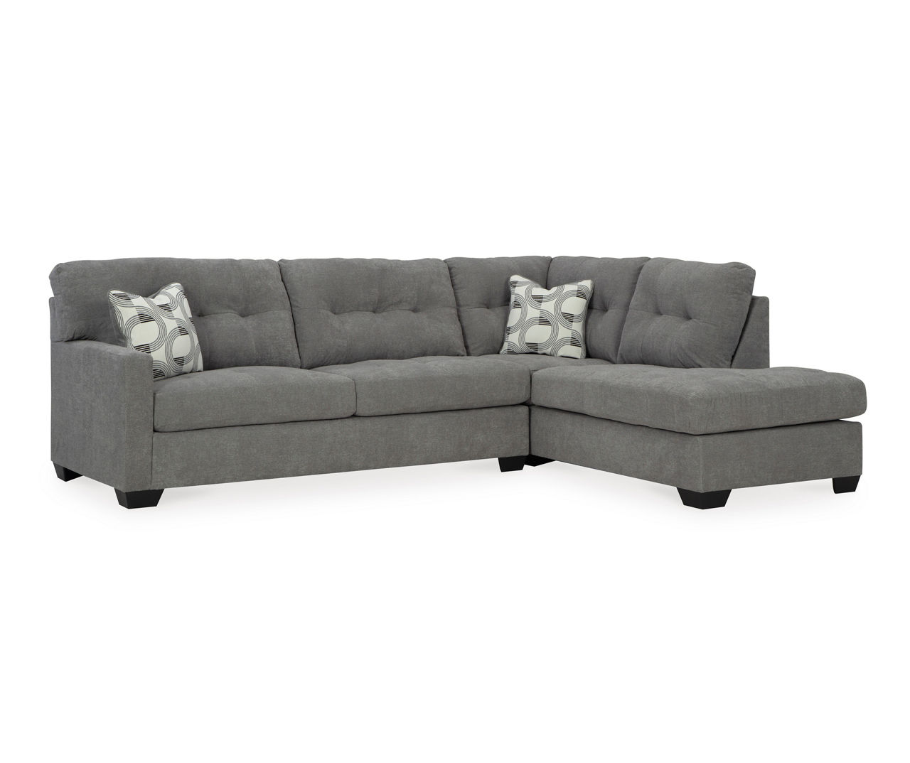 Ashley Highland Falls Gray Sectional