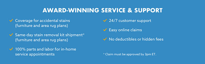 Award winning service and support 