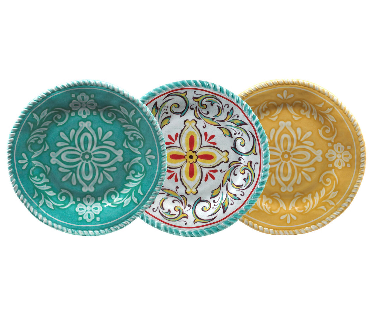 Medallion Melamine Salad Plates Big Lots