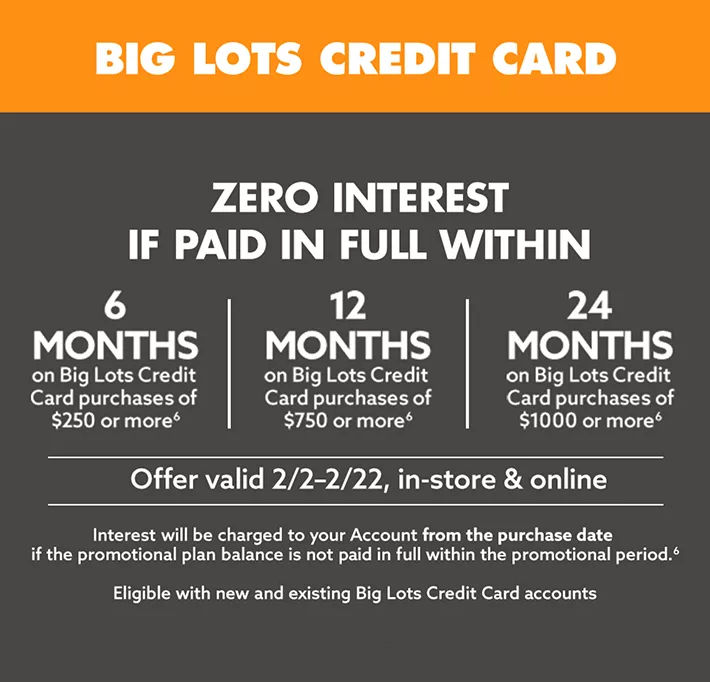 Big Lots Credit Card