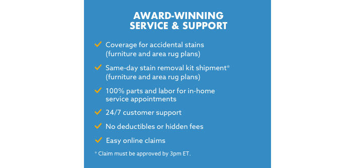 Award winning service and support 