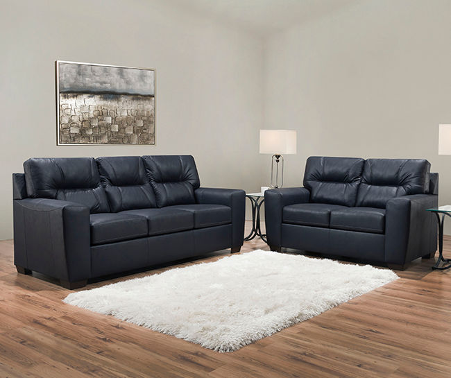 Big lots store blue sofa