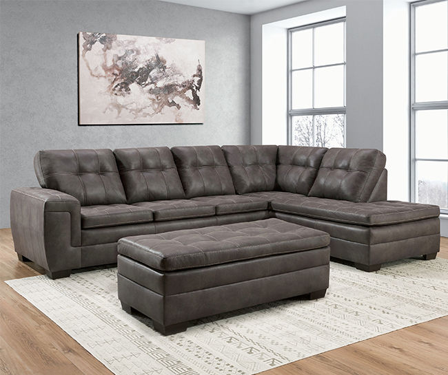 Black sectional deals couch big lots