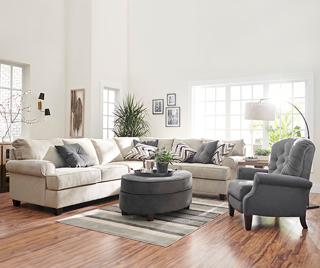 Claremont sectional store big lots