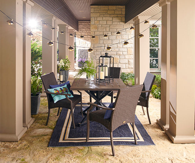 Broyhill Legacy Castle Pines 5 Piece Square Patio Dining Set Big