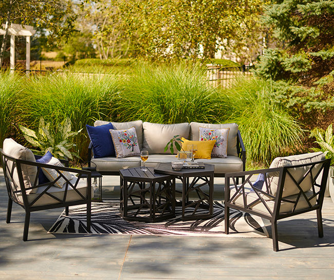 Real Living Verrado 5Piece Cushioned Patio Seating Set Big Lots