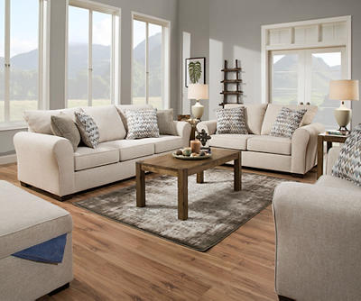 Boston Linen Living Room Collection