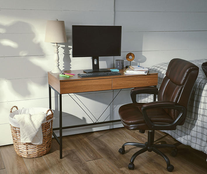 Real Living Writing Desk & Computer Chair Bundle