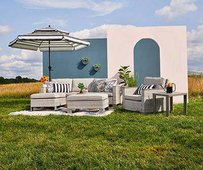 Chico All-Weather Wicker Patio Seating & Umbrella Collection