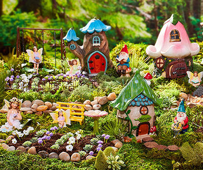 Buy 3 Save $5 Miniature Fairy Garden Set of 2 Green Clay Wall Picks 