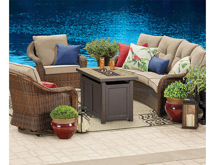 Wilson & Fisher Palermo Patio Furniture with Fire Pit Collection 
