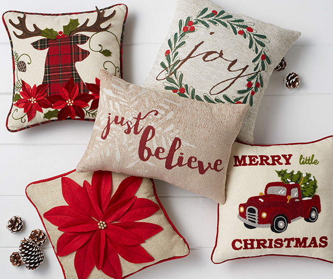 Rustic Christmas Decorative Pillows