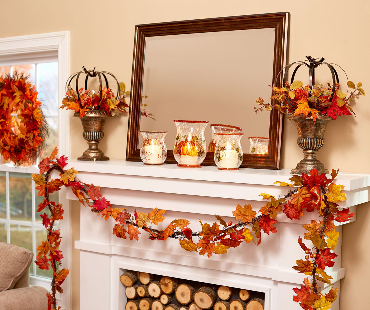 Indoor Fall Mantel Décor Big Lots