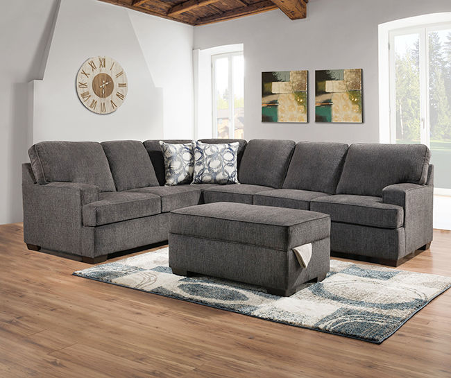 Lane Home Solutions Kasan Gray Living Room Collection | Big Lots