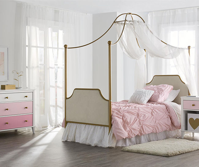 Little girl bedroom furniture 2025 white