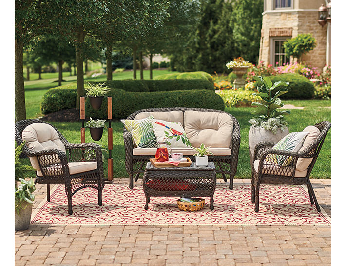 Wilson & Fisher Westwood 4-Piece Cushioned Patio Furniture Set