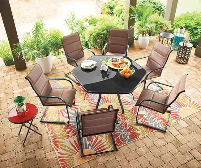 Wilson Fisher Aspen 7 Piece Patio Dining Set Big Lots