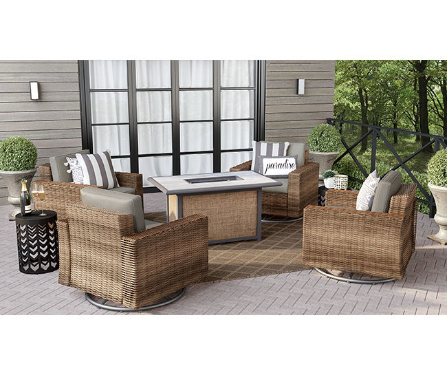 Big lots fire pit best sale patio set