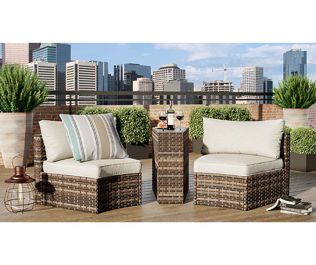 Wilson & Fisher Manhattan Small Space Patio Chairs Big Lots