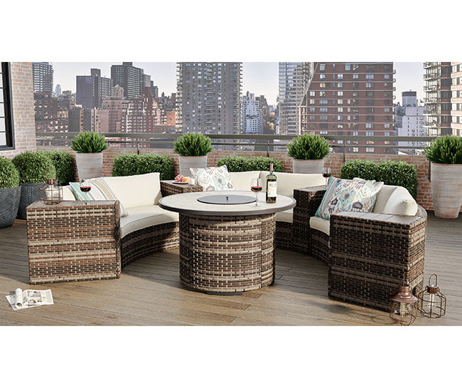 Apartment patio furniture online set