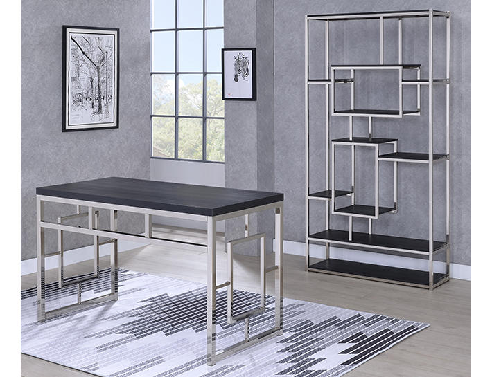 Alize Cappuccino & Chrome Office Furniture Collection