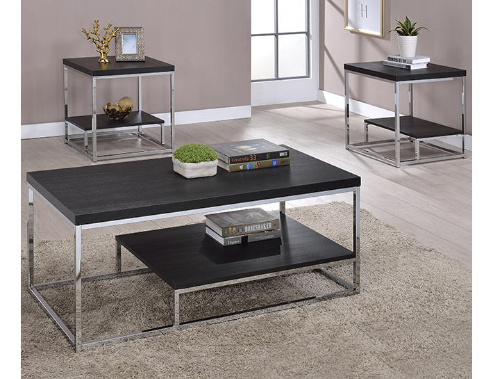 Lucia Cappuccino Accent Table Collection