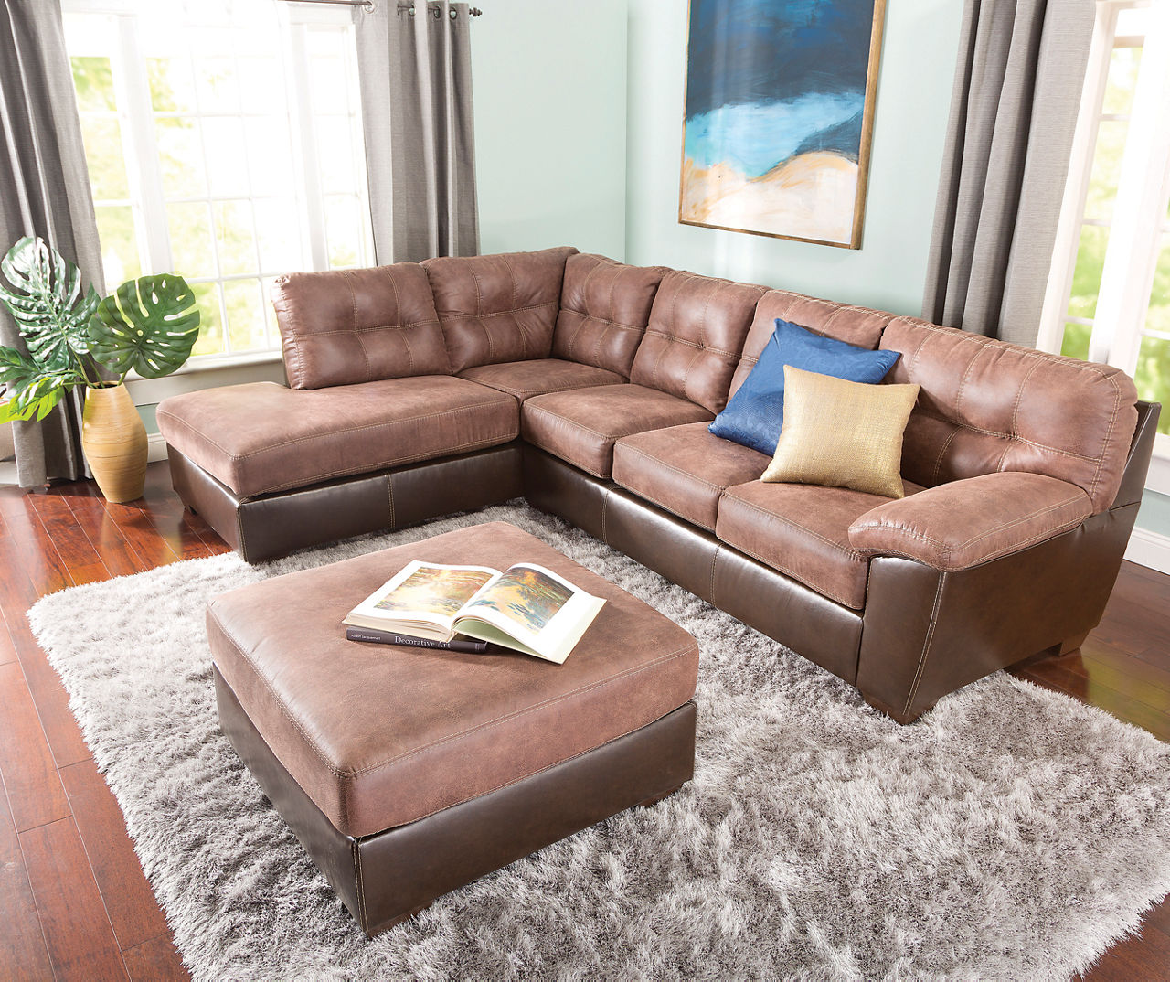 Signature Design By Ashley Y Sectional Living Room Furniture Collection Big Lots